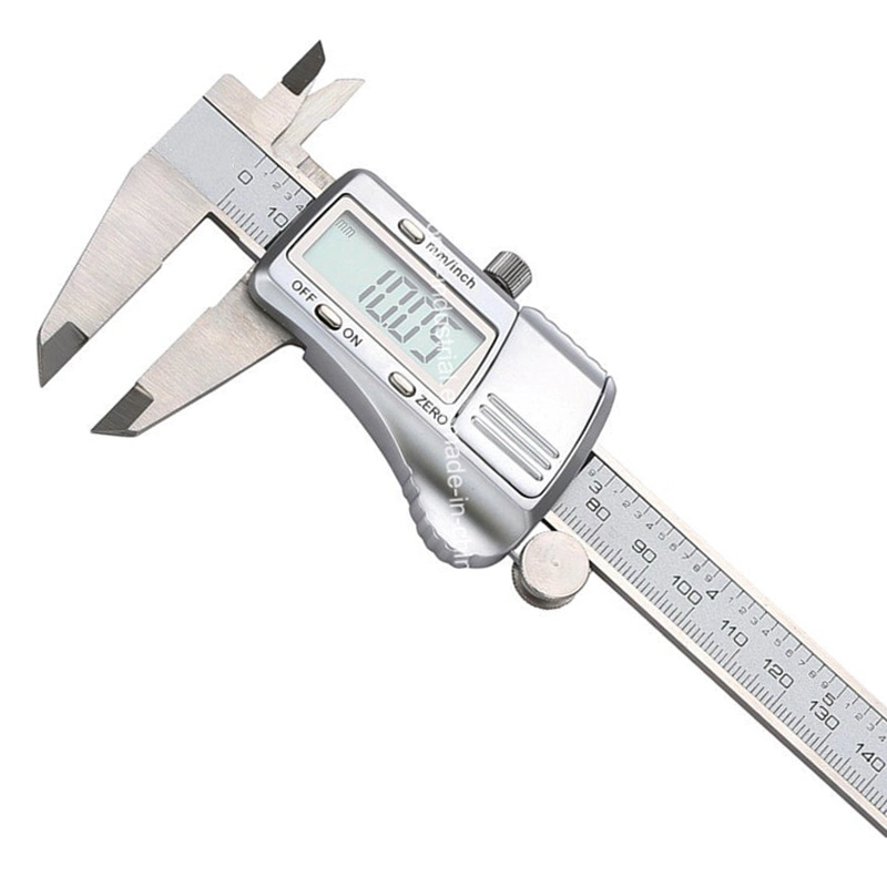 جهاز قياس 6 بوصات رقمي Caliper 0-150 مم/0.01 رنير إلكتروني من الفولاذ المقاوم للصدأ