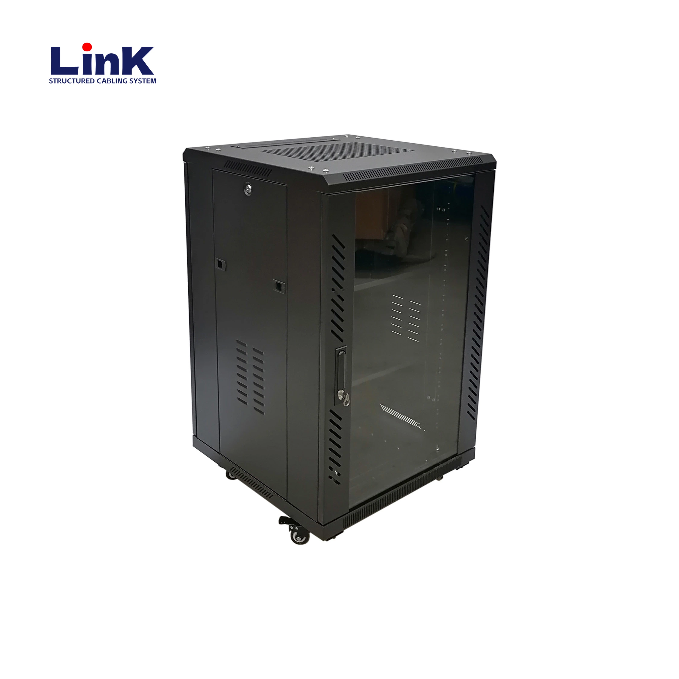 Floor Standing Glass Door DDF Network Server Rack