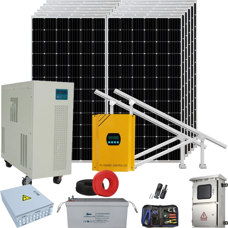 Generator Set Solar Panel Goldsun with Storage Battery Bank