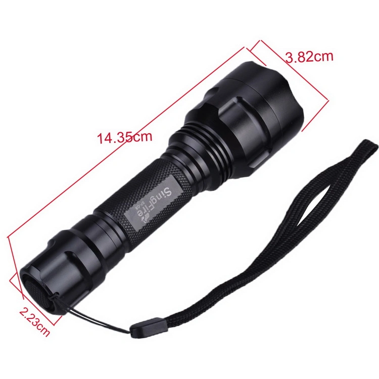 Green LED Aluminum Light Home Outdoor Camping Hunting Tactical Flashlight