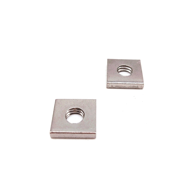 SS304 Stainless Steel DIN562 M6 Square Thin Nut