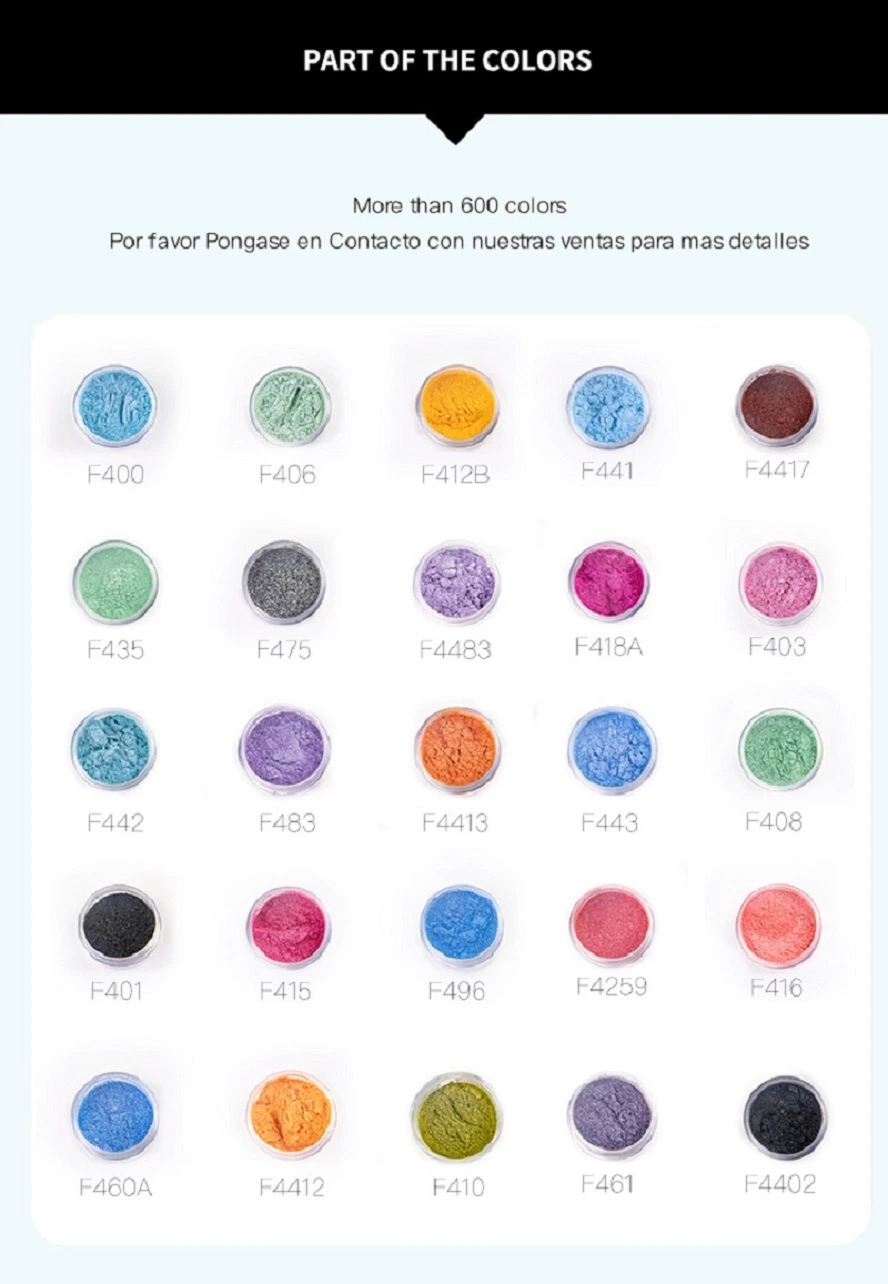 CNMI Cosmetic Gritter Case pigmento colores pigmentos para Lipsel Mica Polvo