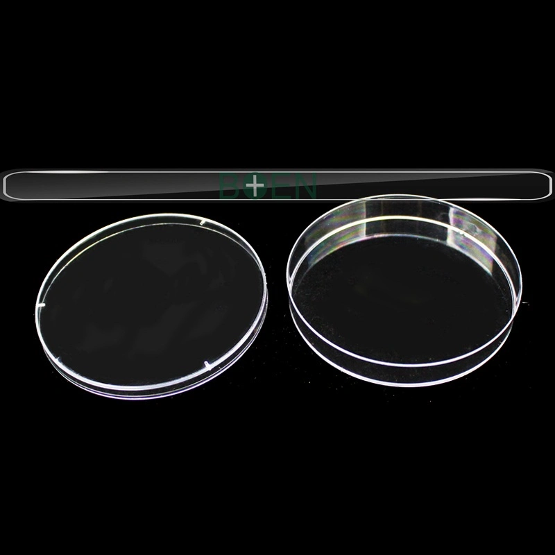 Disposable Sterile Plastic Clear 90mm 150mm Petri Dish with Lid