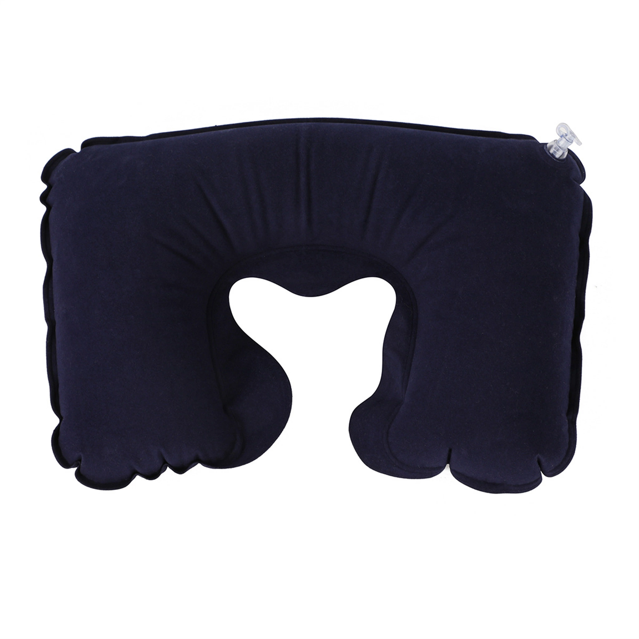 Multicolor Neck Guard U-PVC Flocking Lie Press Type Soft Outdoor Travel Pillow