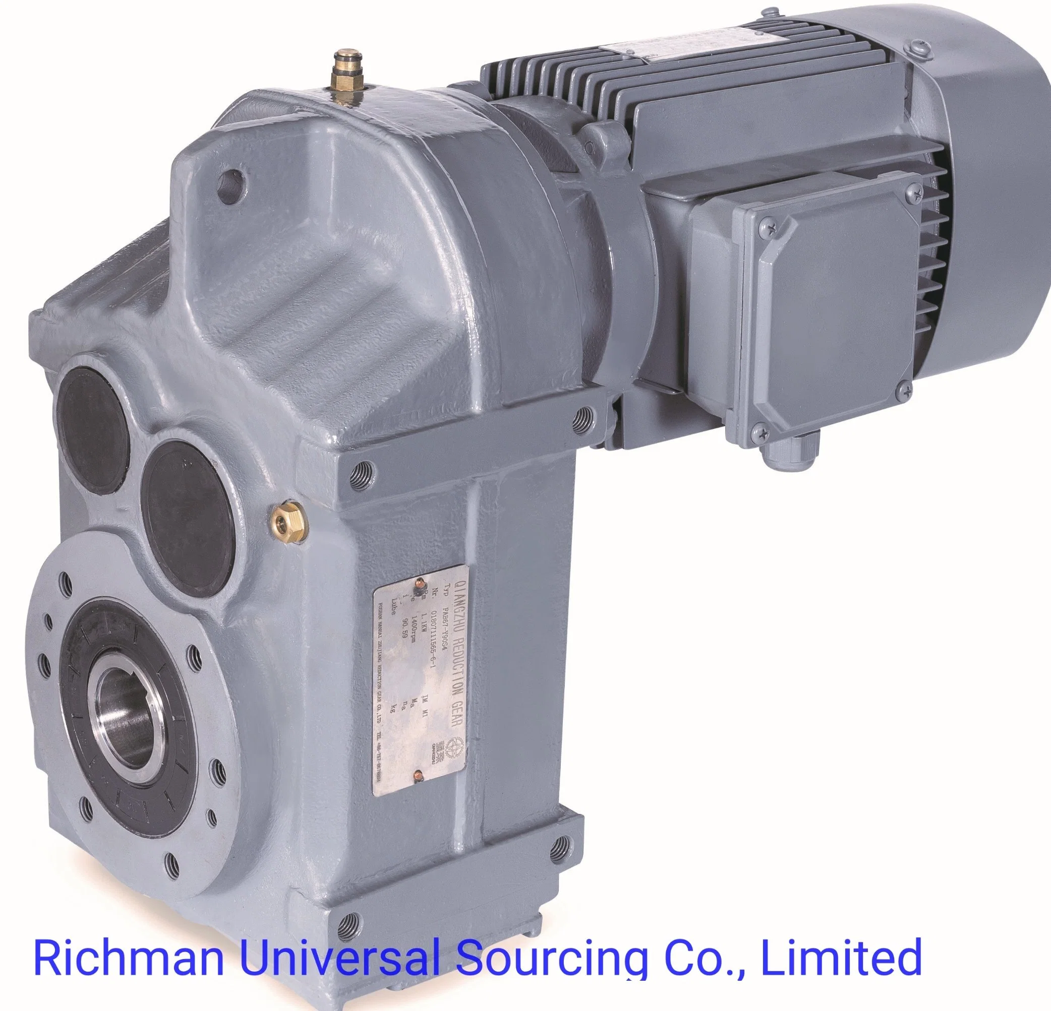 Getriebemotor für Parallelwellengetriebe der Serie F, Schräggetriebe