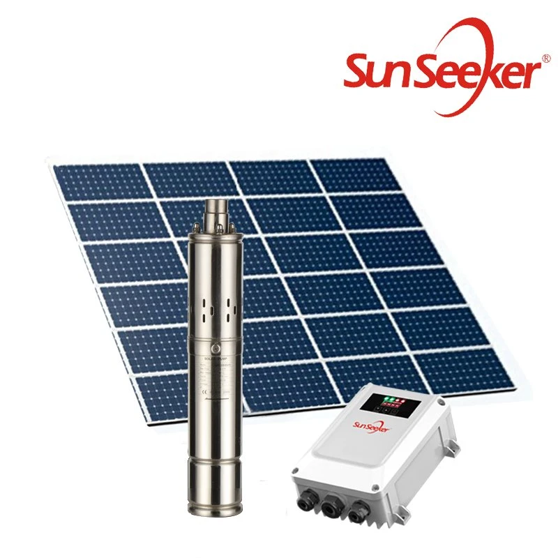 500W Borehole/Well DC Submersible Solar Water Pumps Complete Set for Irrigation