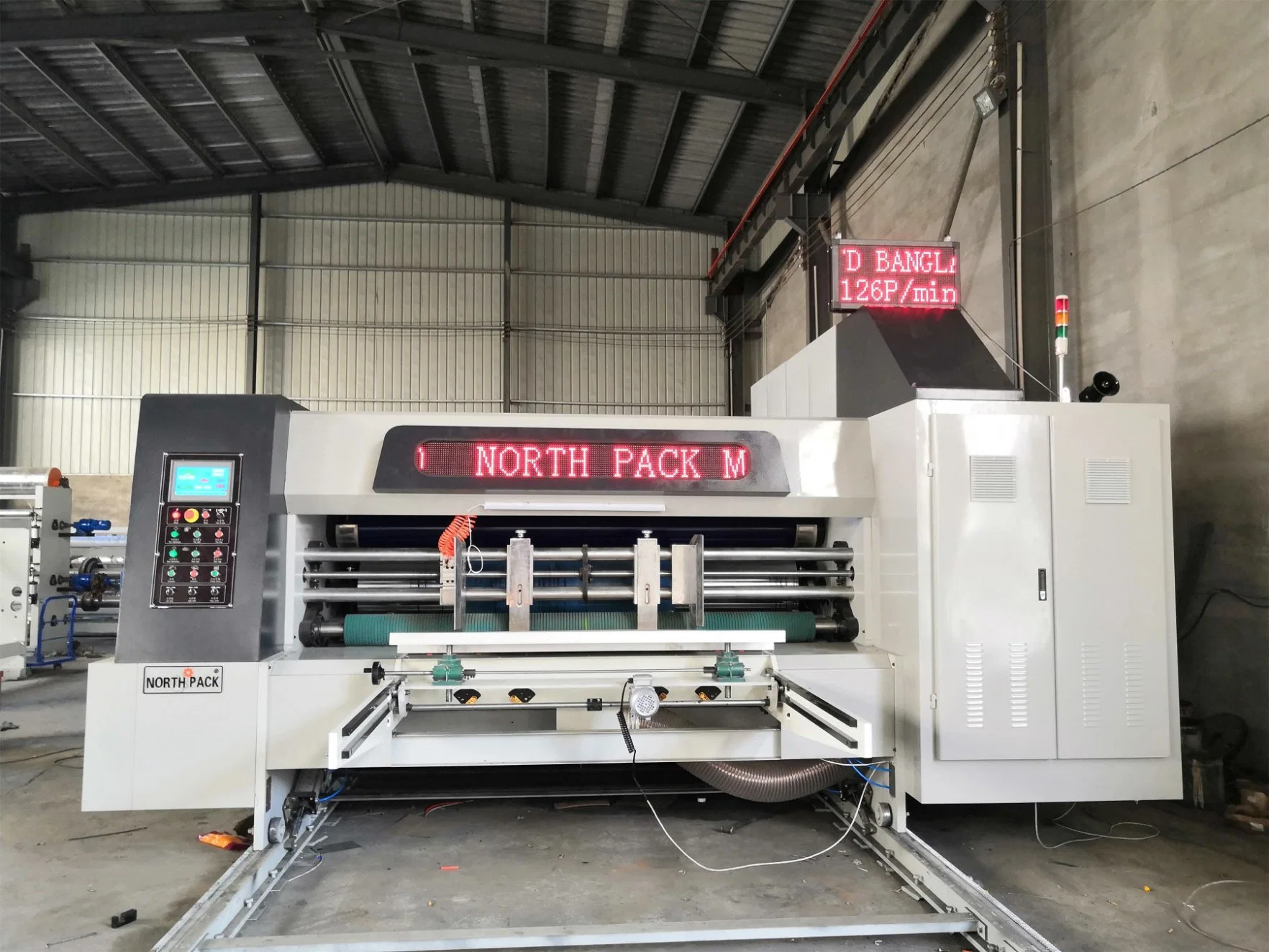 Automatic Carton Flexo Printing Slotting Die-cutting Machine Made In China