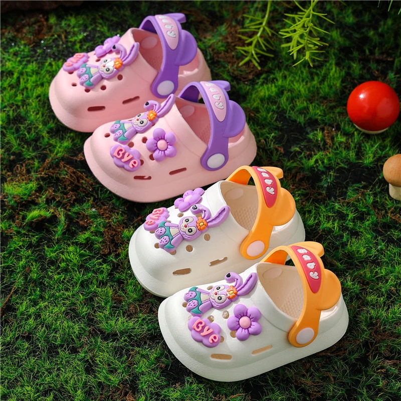 Baby Slippers Summer Girls Indoor Cute Little Children Non-Slip Girls Bathroom Slippers