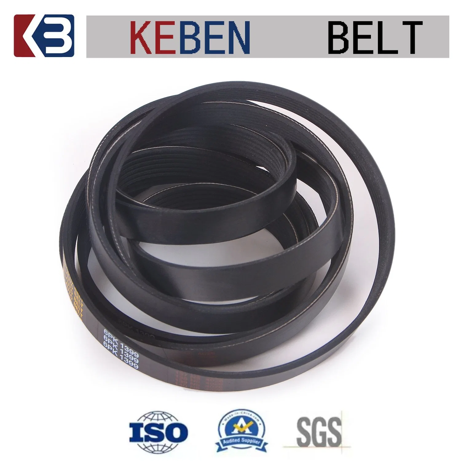 Automobile Rubber V Belt 6pk1600 8pk1800