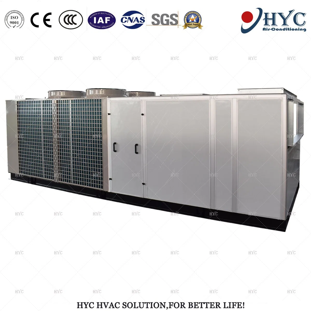 Large Cooling Capacity Packaged Rooftop Air Conditioner with Inverter Scroll Compressor