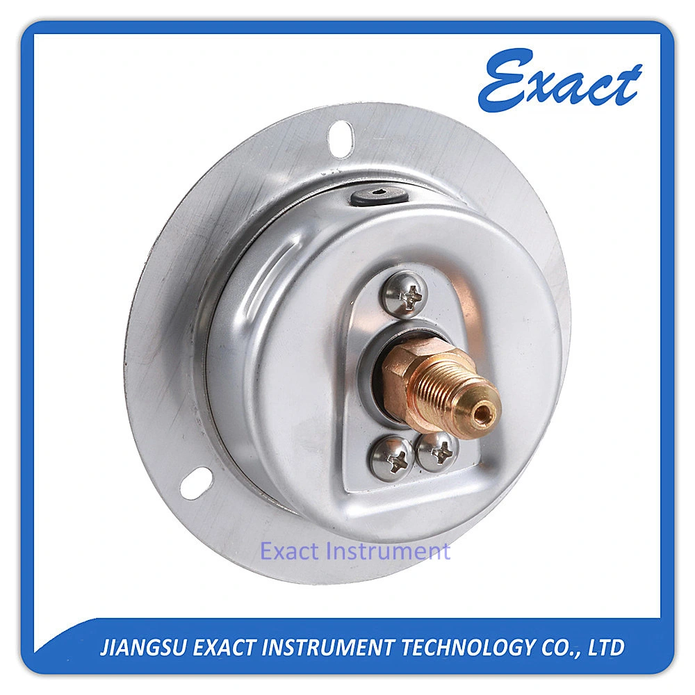 Manómetro de refrigeración de montaje en panel con la brida