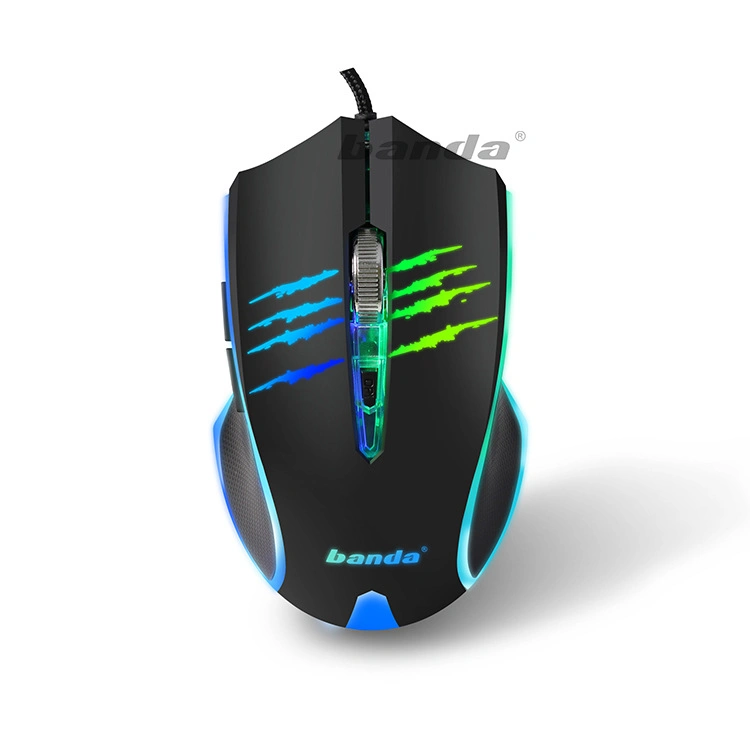 Amazon 6D Custom Wired Gaming Mice Computer Parts RGB USB Optical Mouse