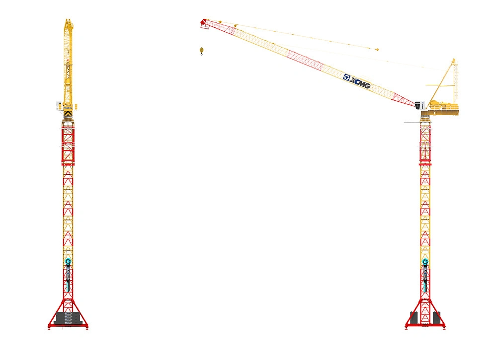 12 Ton Chinese Luffing Tower Crane with Good Quality