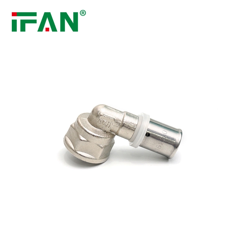 Ifan Supply Pn25 Brass Tee Floor Heating Pipe Pex Press Fittings