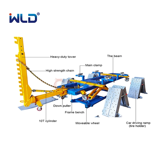 Wld-10 Car Chassis Straightening Machine/Auto Body Car Frame Machine/Car Frame Bench Car Frame Machine