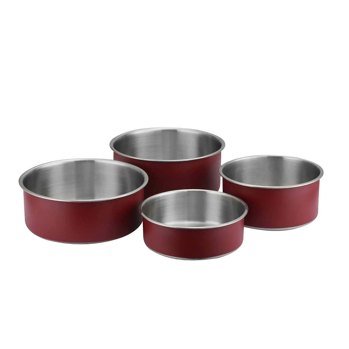 Colored Stainless Steel Small Animals Water Food Bowl