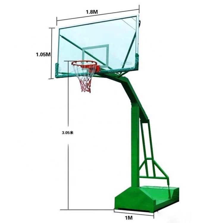 Suporte de basquetebol móvel hidráulico elétrico