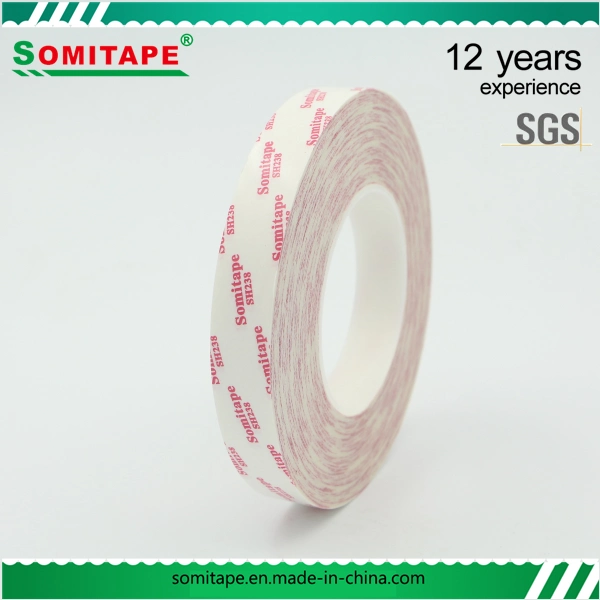 Somi Tape Sh238 High Performance Self Adhesive Tissue Double Coated Tape for Multi Purpose