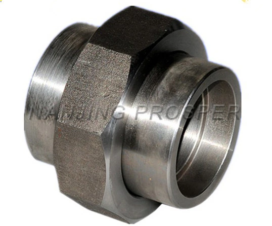 A105 Forged Carbon Steel Pipe Fittings Union Connector Factory