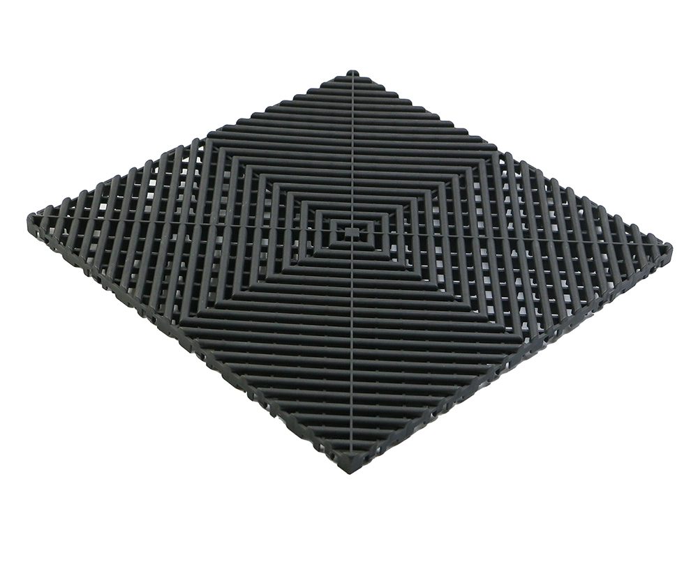 PP Garage Floor Tile 400X400 Square Modula Waterproof Interlocking Flooring for Commercial