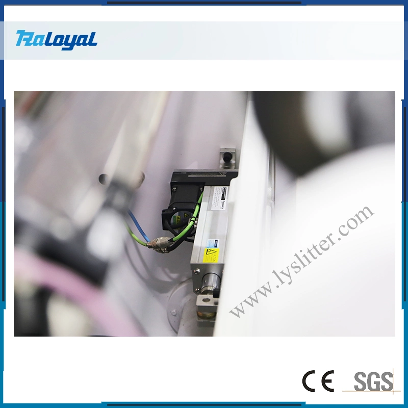 High Speed Servo Drive Adhesive Paper Pet Polyester Slitting Rewinding Machine