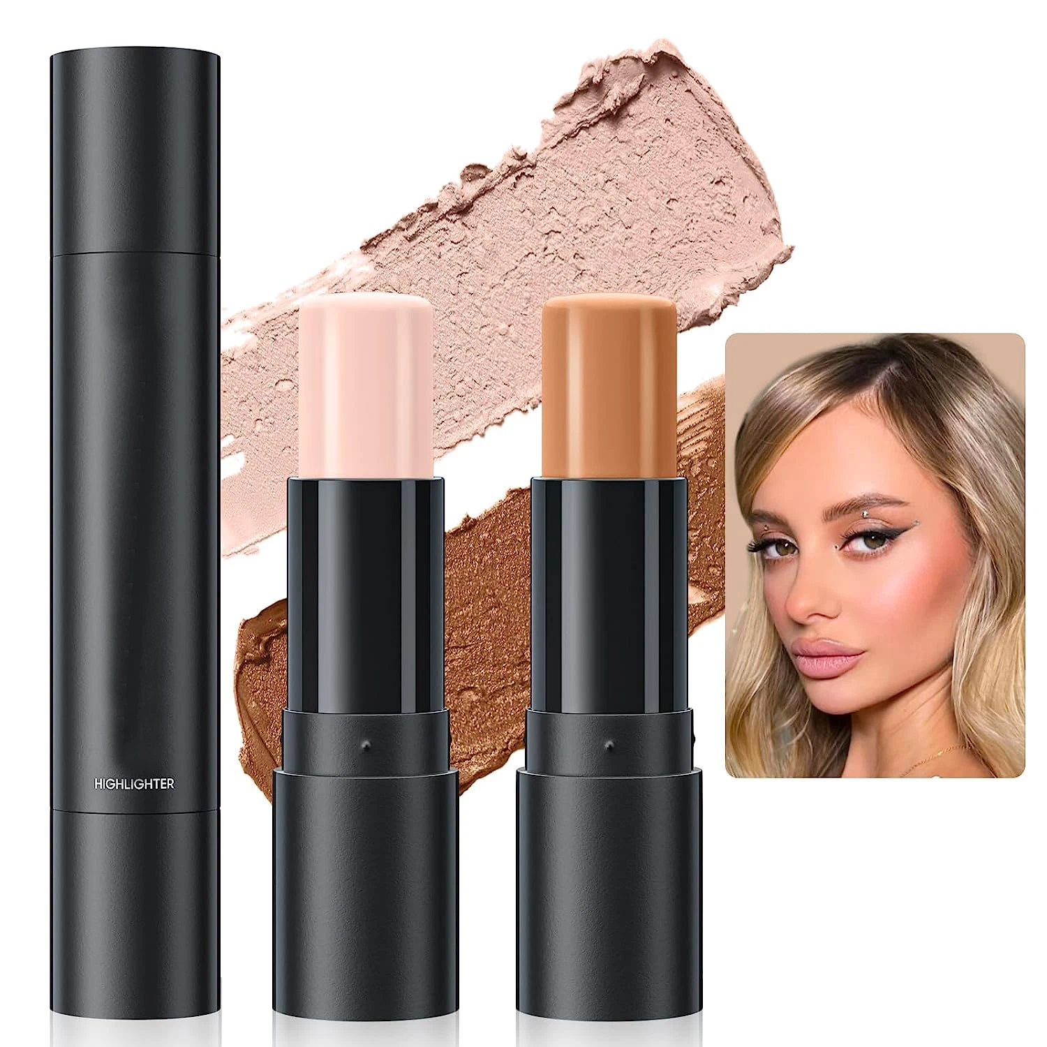 Private Label Matte 3 Dimension Contour Stick Cosmetics