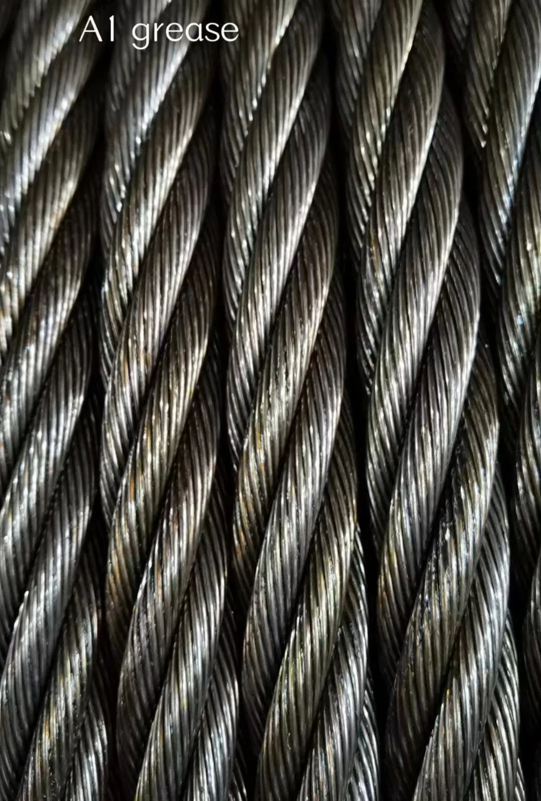 Galvanized Wire Rope 6X36ws+Iwrc 28mm, 6X36ws+FC DIN3064, Ungalvanized Wire Rope