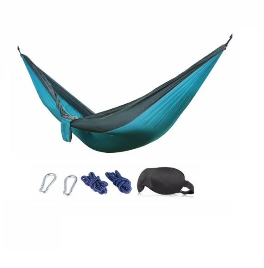 Outdoor Camping Swing Hammock Parachute Cloth Single Double Leisure Hammock Portable Folding Product