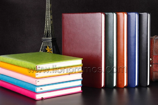 Corporate New Year Gift PU Leather Logo Embossed Note Book