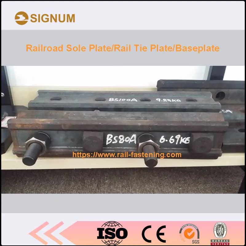 BS80A BS100A 115re 132re 136re Railway Joint Bar/Splice Bar/Rail Fish Plate