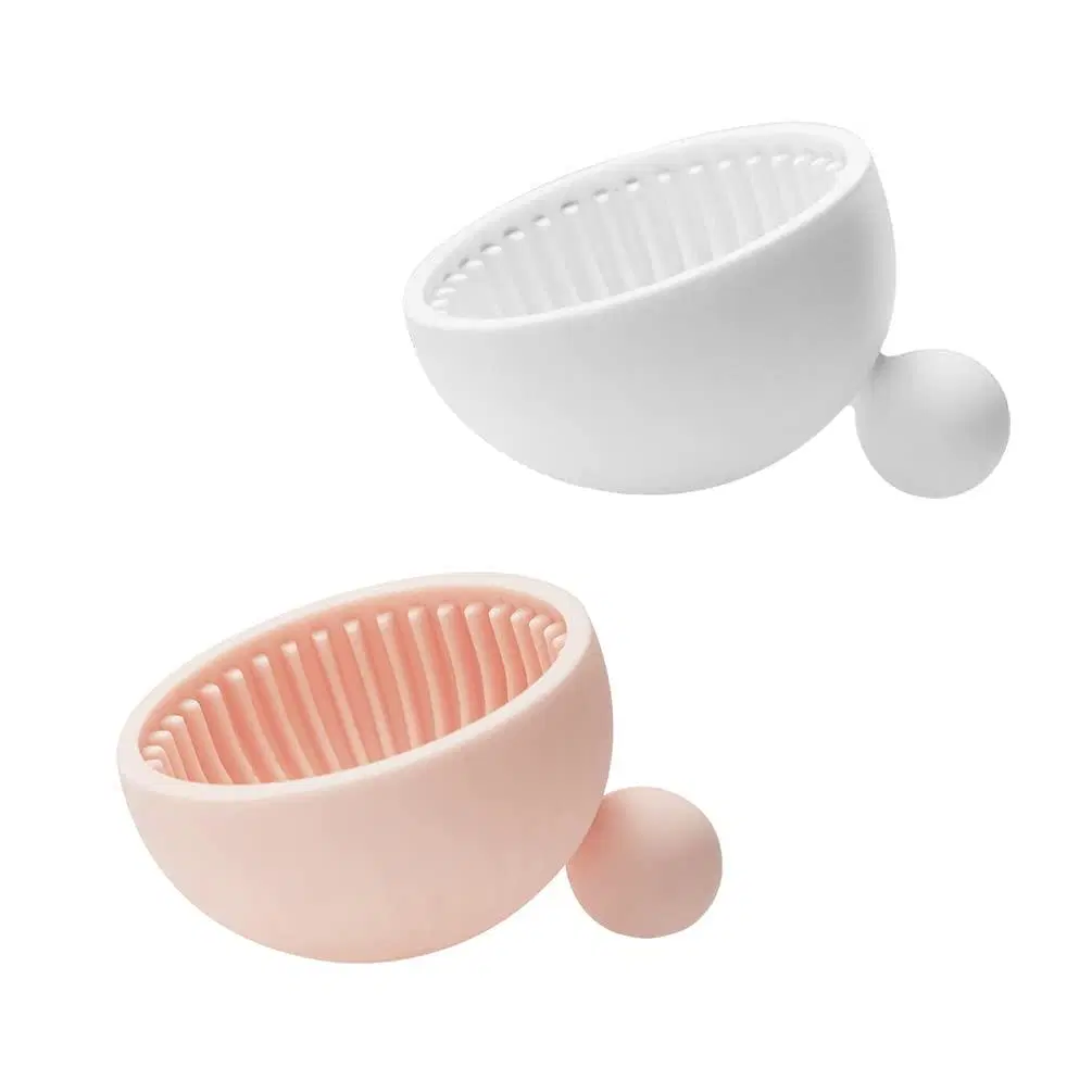 Brush Cleaning Pad Silicone Makeup Cleaning Brush Scrubber Bowl Portable Washing Tool Cosmetic Brush Cleaner