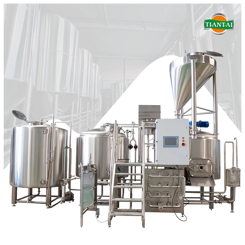 200L Nano 2-Vessel Steam Heating Tiantai Hot Water Tank Beer Brewing Equipment