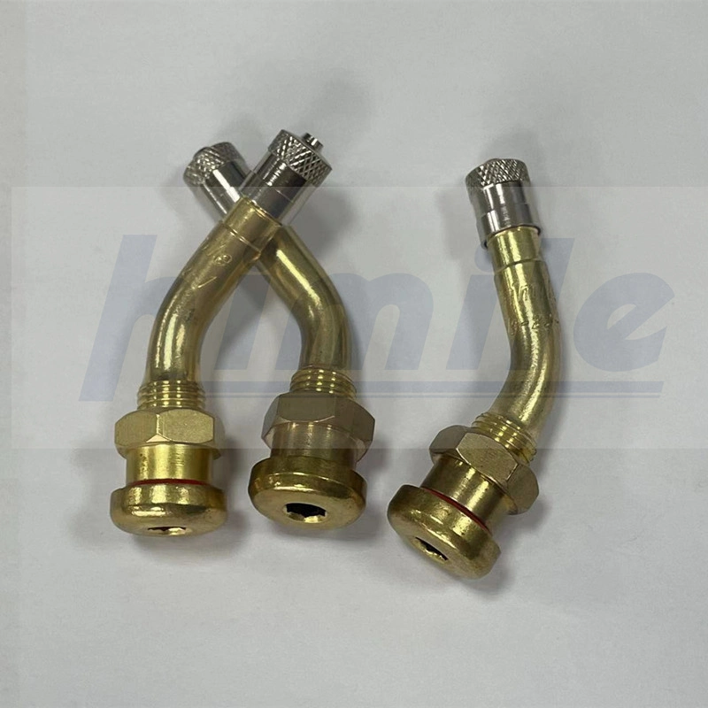 Himile Car Tires Auto Accessory 58MS Tubeless Clamp In Copper/Brass Air Inflator Tire Valve For Truck And Bus.