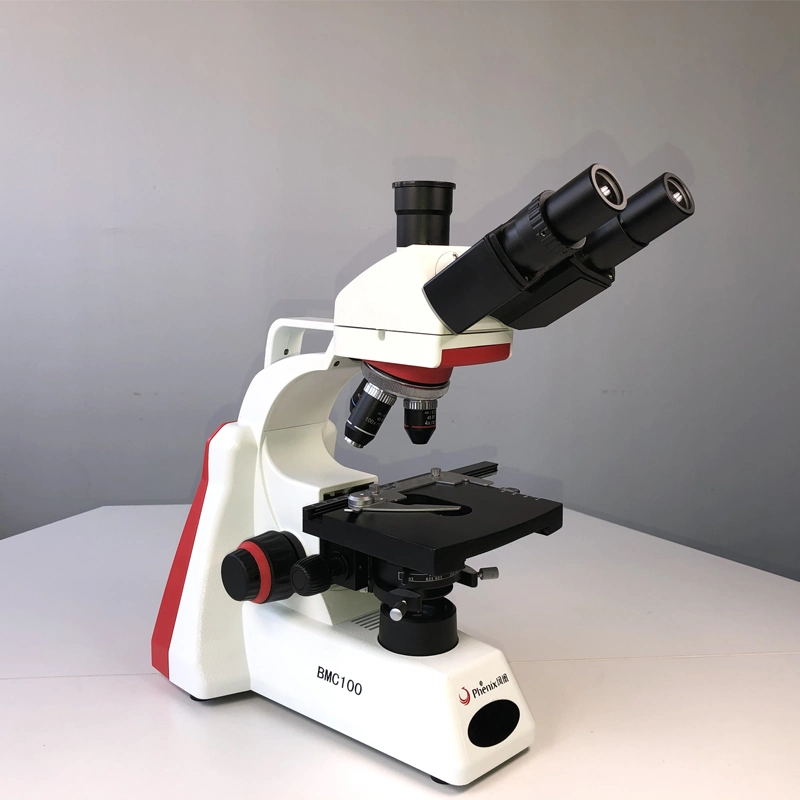 Microscópio ótico biológico trinocular para Lab BMC100-A3