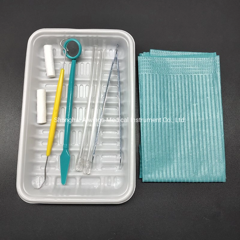 Alwings Instrumentos Médicos três-em-um descartável Dentária Kits de instrumentos