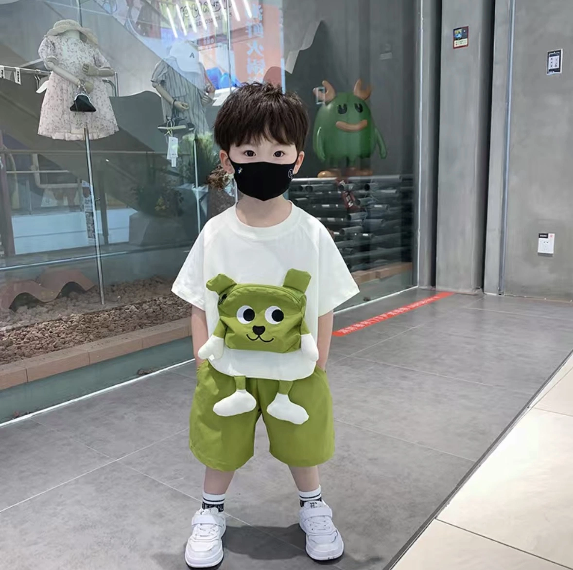 Childrens Clothing Wholesale Factory Price Kids Clothes Summer Thin Two-Piece Set Boys Clothes Baby Short Sleeve Boys Summer Suit Childrens Apparel Bss8013