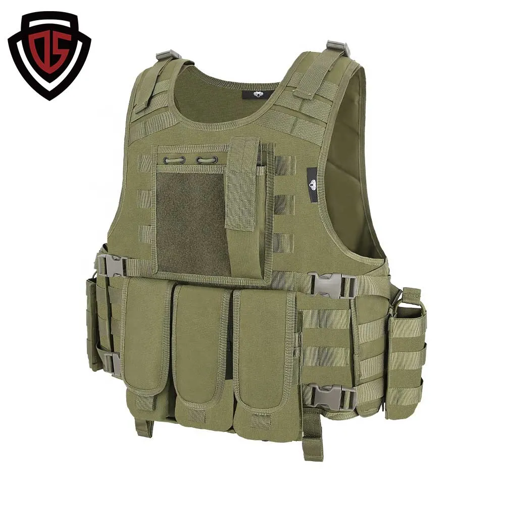 Double Safe Lightweight Police Tactical Safety Body Armor Bulletproof Combat Ballistische Militärweste Plate Träger Kugelsichere Weste