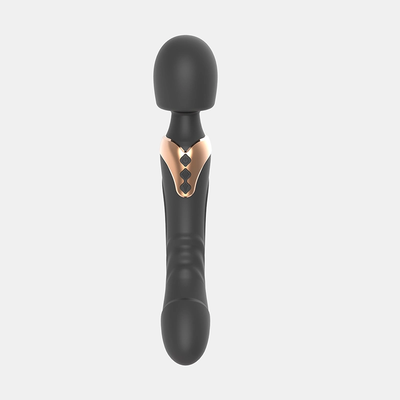 Realistic-Dildo Wand Vibrator USB Rechargeable Sex Toys Erotic Personal Dual Wand Massager