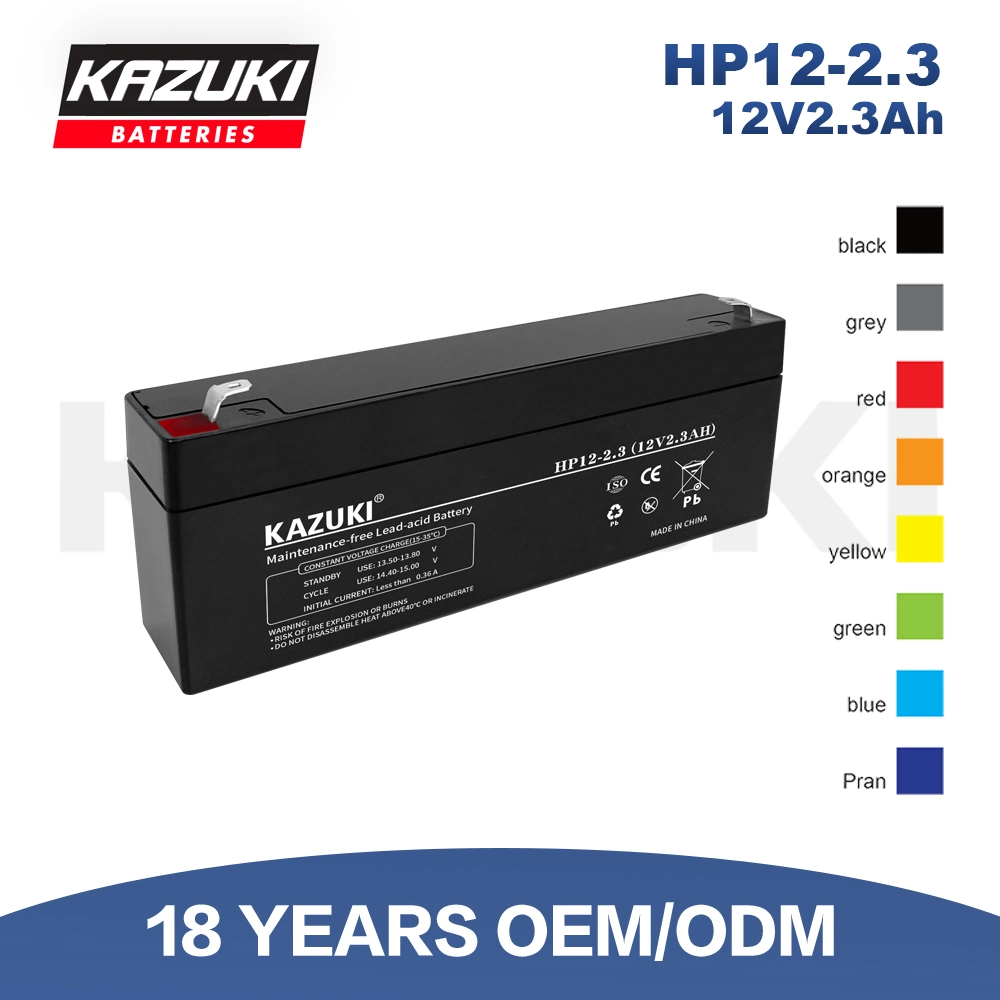 Kazuki OEM 12V2.3ah Équilibre électronique/ Équipement d'alarme/ Batterie de bonne qualité pour voiture jouet pour enfants.