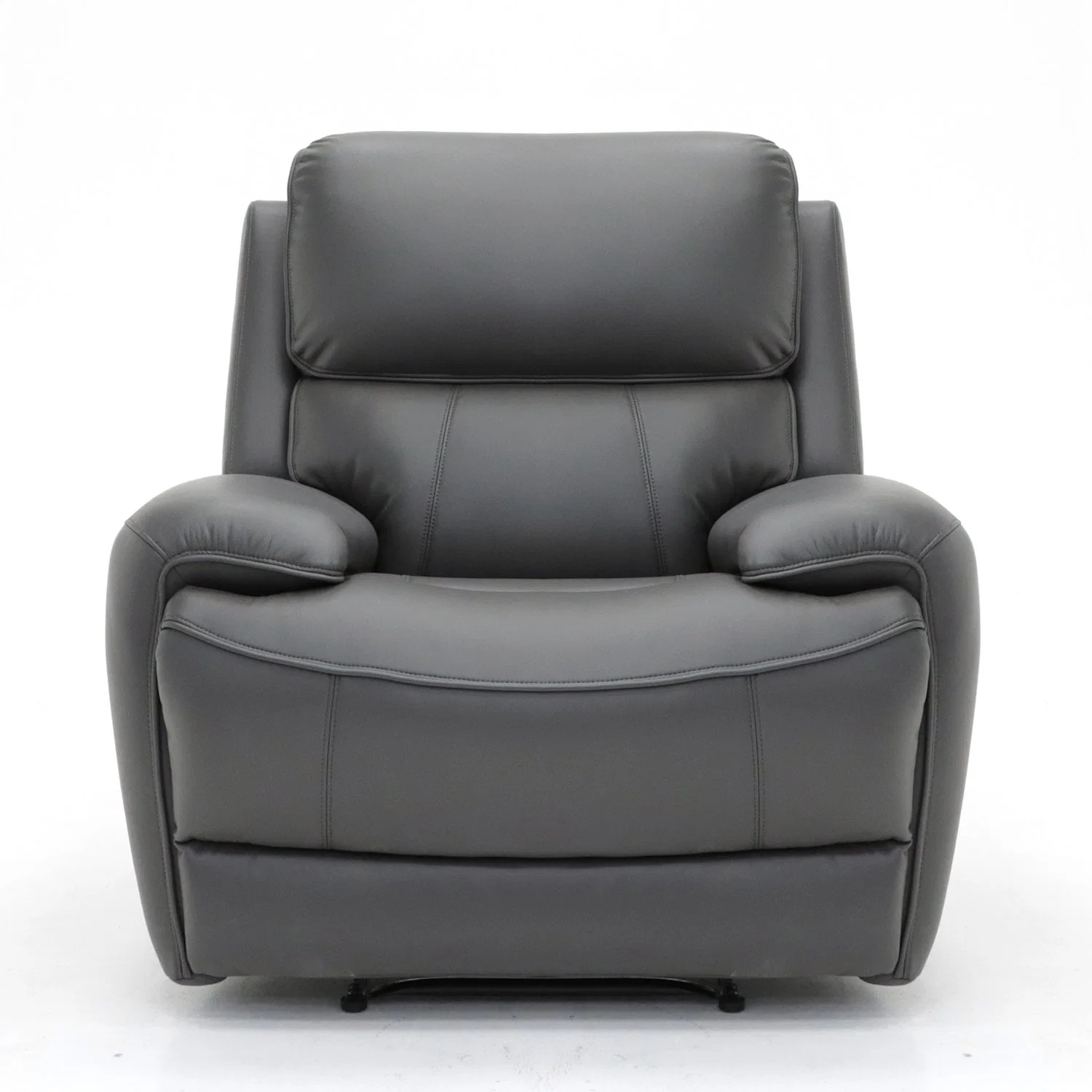 Geeksofa 3+2+1 Modern Leather Motion Recliner Sofa Set with Massage and Heat for Living Room Furniture