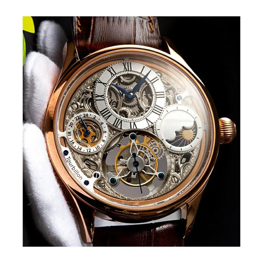 Mayorista/Proveedor Acero inoxidable Tourbillon Deporte Hombre de Ocio Relojes mecánicos de lujo