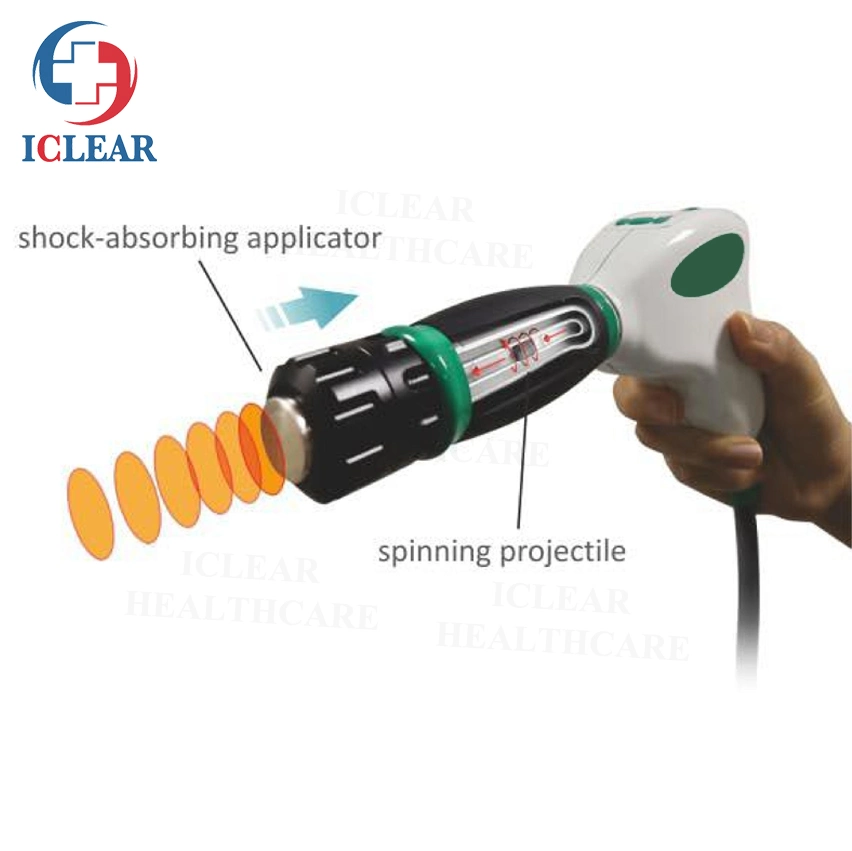 علاج الألم العلاج الطبيعي الجهاز الطبي Eswt آلة علاج موجة الشوك