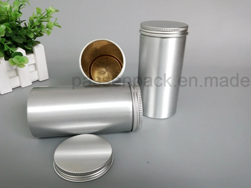 300ml Aluminum Tea Canister with Screw Lid (FDA certified)