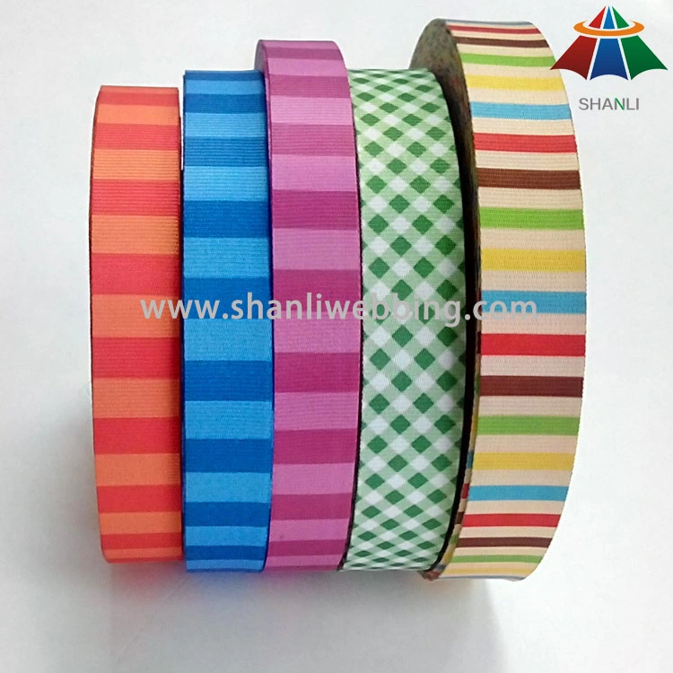 Factory Direct Jacquard Woven / Printed Nylon Polyester PP Cotton Ribbon for Bags Garments