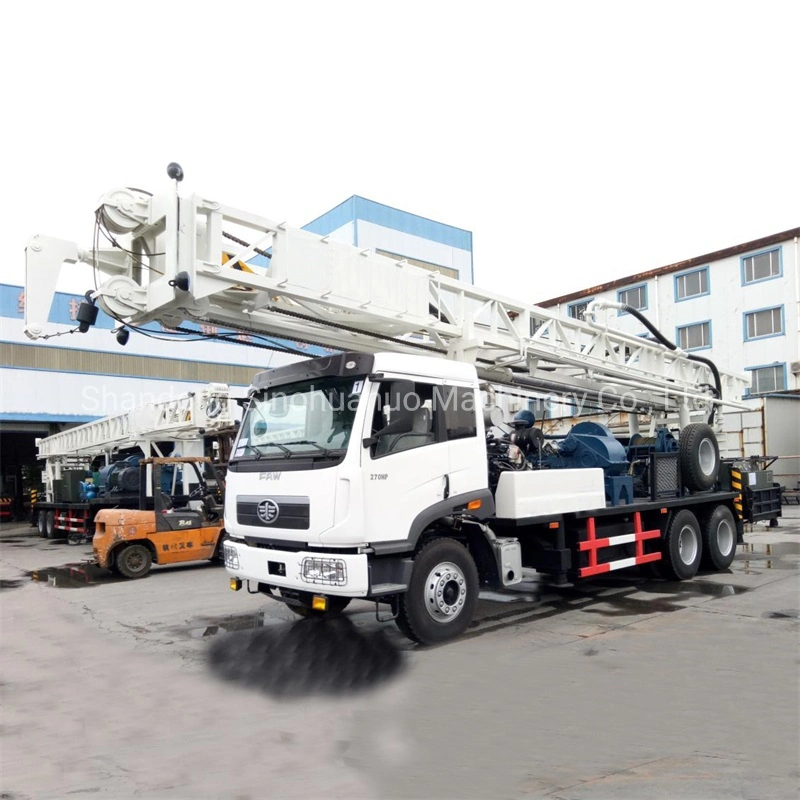 400m 600m Rotary Water Well Bohren mit Sino Truck