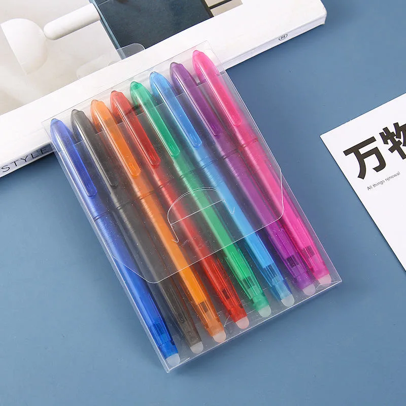 Signature d'étudiant de couleur effaçable créatif Pen 0.5/0.7mm