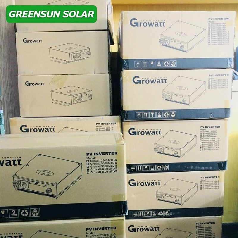 10kw a 15 kw a 20kw 30Kw en rejilla invertir Growatt 20KW inversor Fase 3 de 380V de CC a CA en la red eléctrica de los inversores