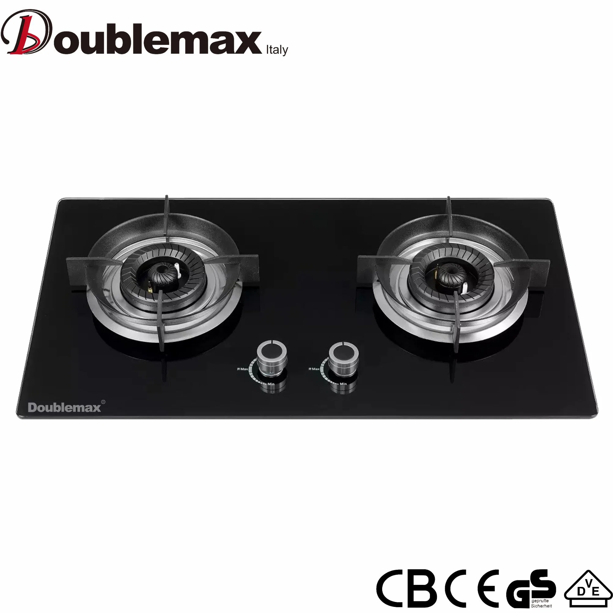 Commercial LPG Natural Gas Stove 2 Burners for Hotel Kitchen or Restaurant