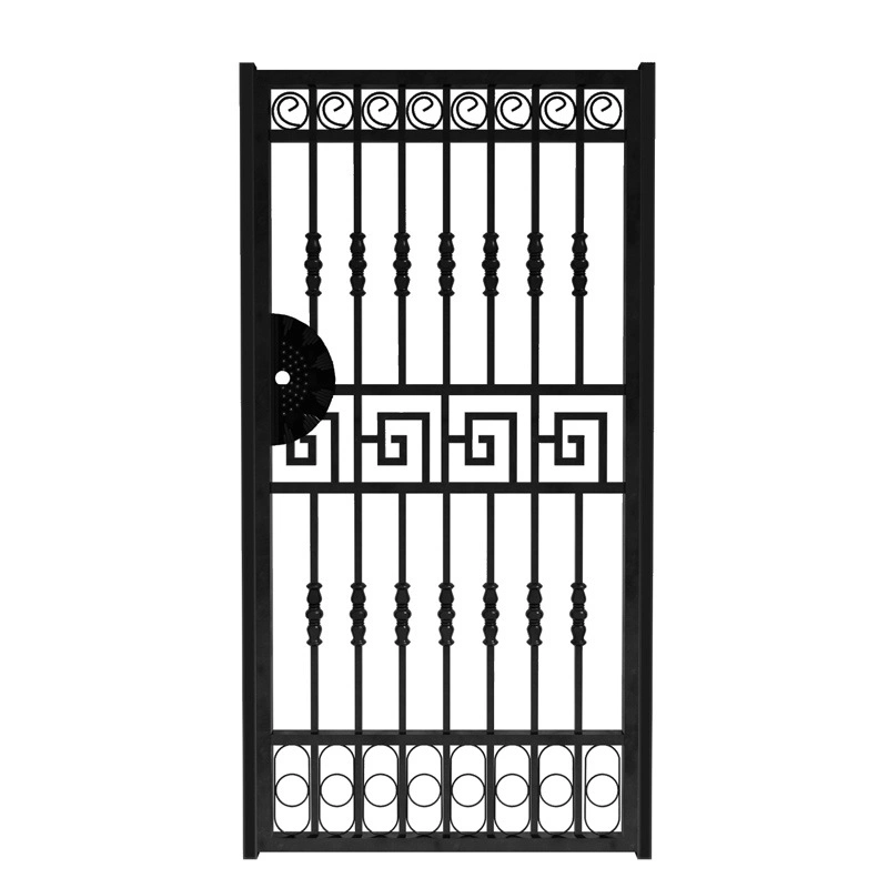 Custom Fabrication Gate Design Laser Cutting Iron Gate Aluminum Powder Coated Gate Garden Metal Fence