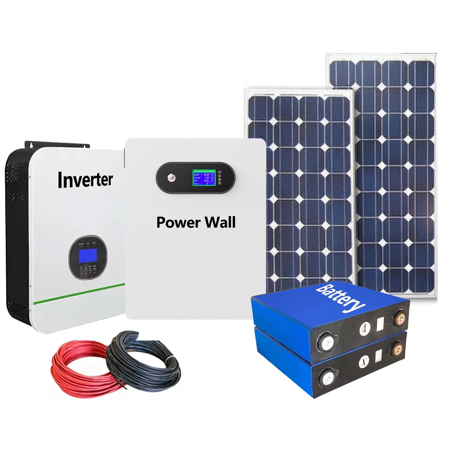 Maison avec batterie murale solaire off Gbird 10 kw 48 V 200 ah LiFePO4 batterie au lithium phosphate énergie solaire